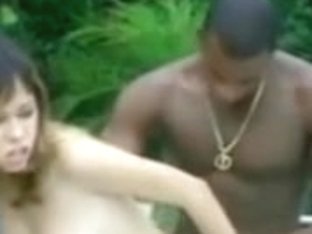 Diminutive legal age teenager with great scoops interracial by assessor