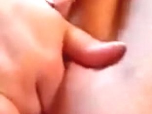 Obese Corpulent Girlfriend Masturbating Her Bald Bawdy Cleft