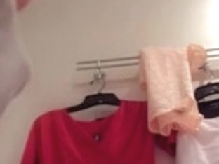 Nice Babe Tries Out A New Dress And Gets Recorded On Camera