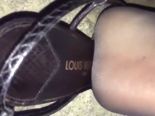 Excellently Popping Luxury Louis Vuitton Slingbacks