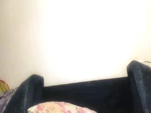 Playing with dildo in pvt