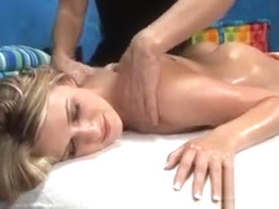 Beauty Blowing During Massage