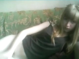 Russian Teen On Skype