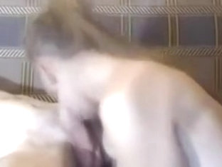 Pretty college girl sucks his dick but he can't get hard