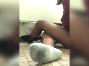 Bathroom stall fun: raw sex and jerk off sessions