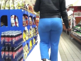 Blue Brown Round Ass Booty(VPL)