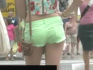 Teen Asses in tight shorts