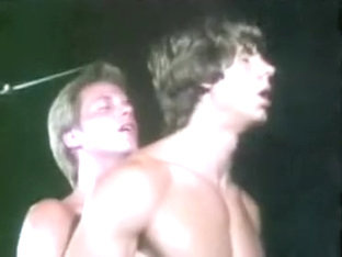 Exotic male in incredible twinks, vintage homo porn clip