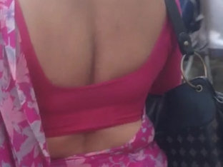 Sexy Aunty In Market