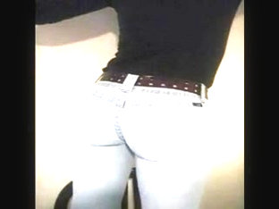 Wife ass in tight jeans