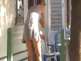 Voyeur A Sexy Blonde Milf Neighbor At Camping