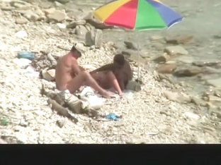 Nudist Man Fucking Nude Woman In Beach