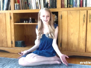 Hot Blonde Babe Loves The Feel Of Rope Against Her Skin