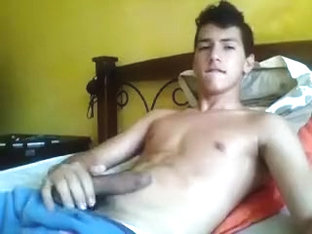 Horny male in fabulous handjob, amateur homosexual sex scene