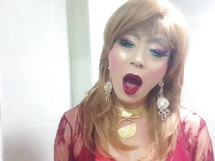 Sissy niclo sexy makeup eye lip sexy 2
