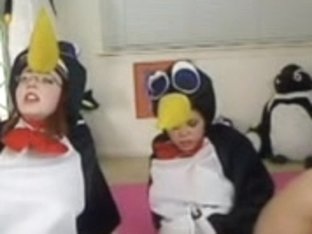 Teen Penguins On Cam