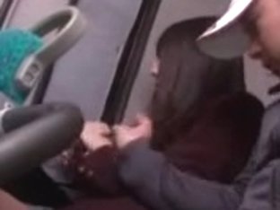 Big-titted Teen Gets Fucked In A Japanese Bus