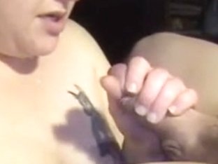 aged woman is engulfing her husbands dong