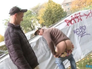 Muscle daddy hardcore anal sex and cumshot