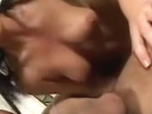 Hot Latin Chick takes a sex tool and dick in her twat, booty