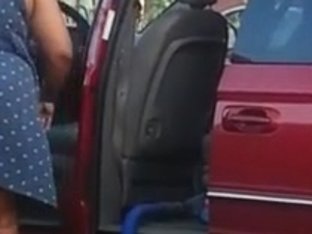 Upskirt Granny With Fat Ass