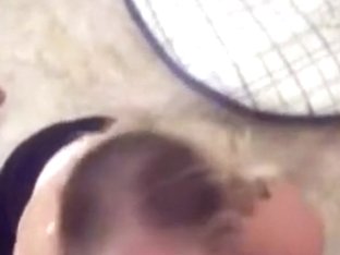 She can't stop sucking it