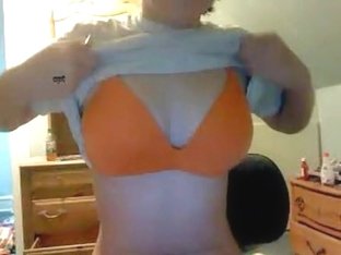 Cute Webcam Girl Plays With Her Jugs