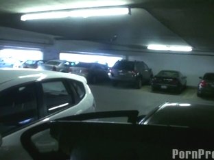 Public Garage Fuck Session