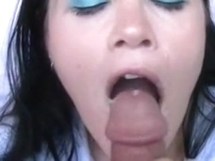Nice cum in throat