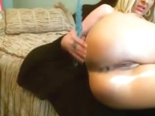 Hot Webcam Slut And Her Glass Dildo