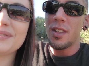 Brandi Belle in amateur girl gives a nice cock-sucking in nature