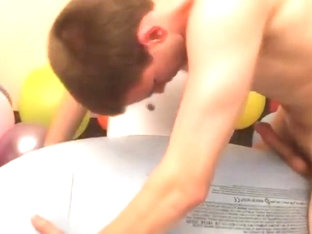 Balloons & inflatable pool toys humping orgasm