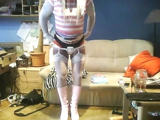 Fetish CD plays with toys