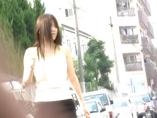 What an Asian cutie is involved in this sharking Japan video