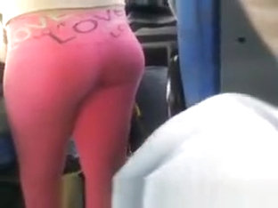 Sexy Ass In Pink Leggins