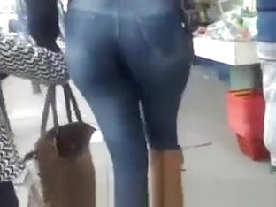 Tight pants big butt