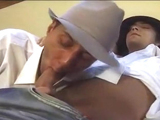 Men in hats suck cock