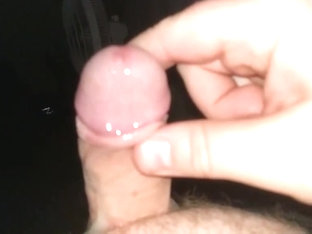 Slow motion cum small dick