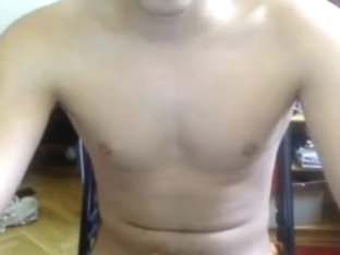 Hungarian gay cutie huge cock fingering his hairy round ass