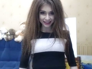 Big ass brunette loves to masturbate with dildo