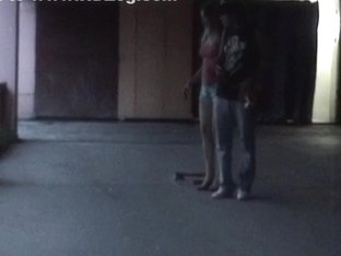 Angelina in home sex video with a slutty bitch enjoying a dick