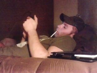 Straight white dude getting head before work