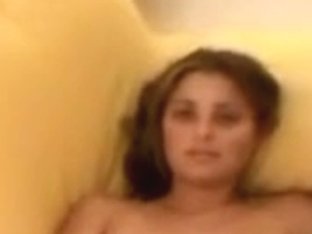 Non-Professional Portugese couple masturbate together