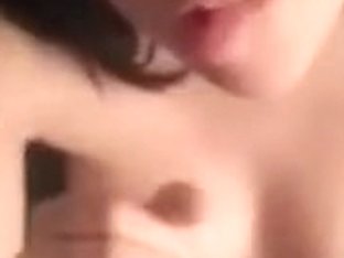 Incredible cutie engulfing my boner in POV style