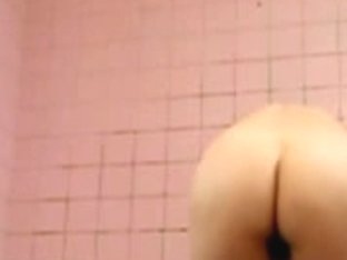 Sexy Wife Spying In A Washroom