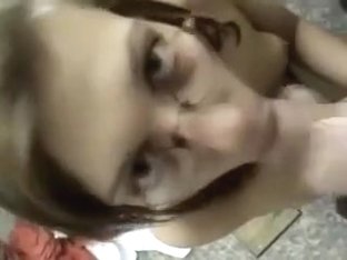German Slut With Small Tits Fondles The Head Of My Dick With Her Tongue