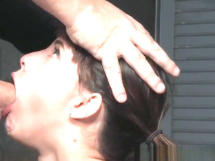 Deepthroating Submissive Tiedup In Bdsm