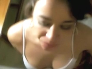 That Babe is engulfing his not so lengthy pecker