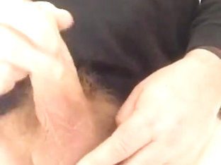 gentle foreskin masturbation cum