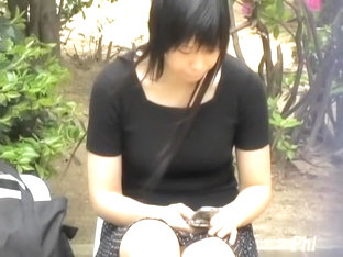 Asian Babe In A Park Grabbed And Street Sharked In Public.